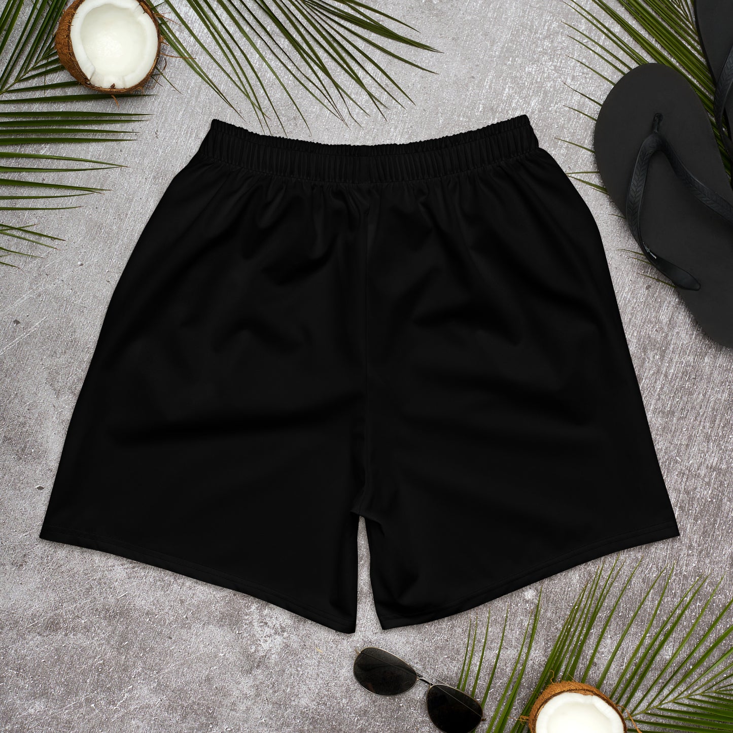 iAmputee Black & White Unisex Athletic Long Shorts
