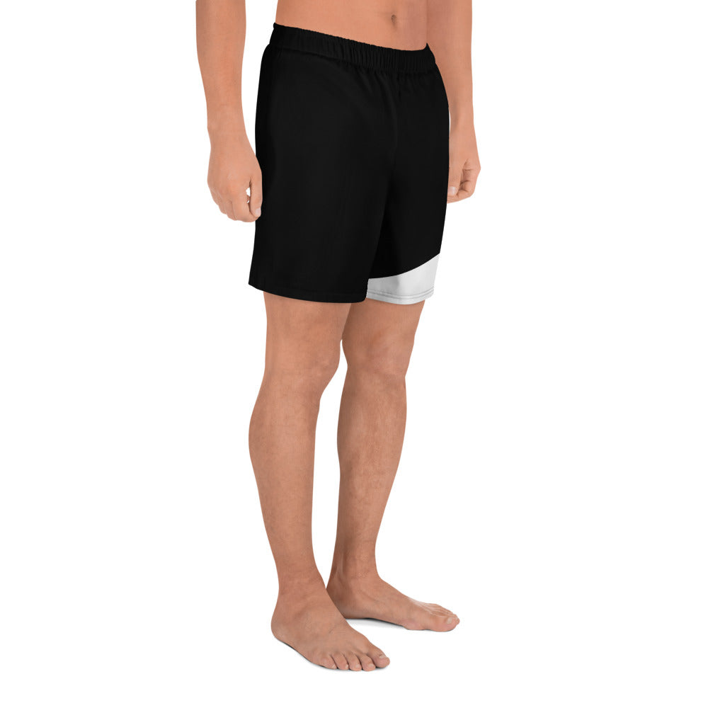 iAmputee Black & White Unisex Athletic Long Shorts