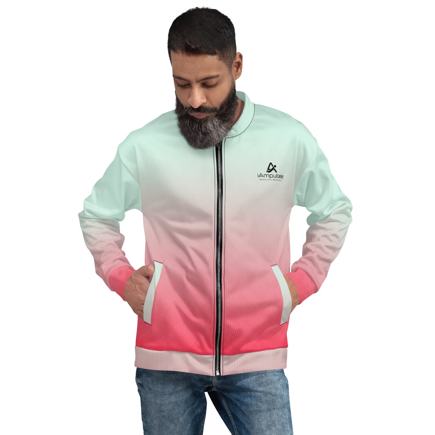 Jaqueta bomber unissex iAmputee