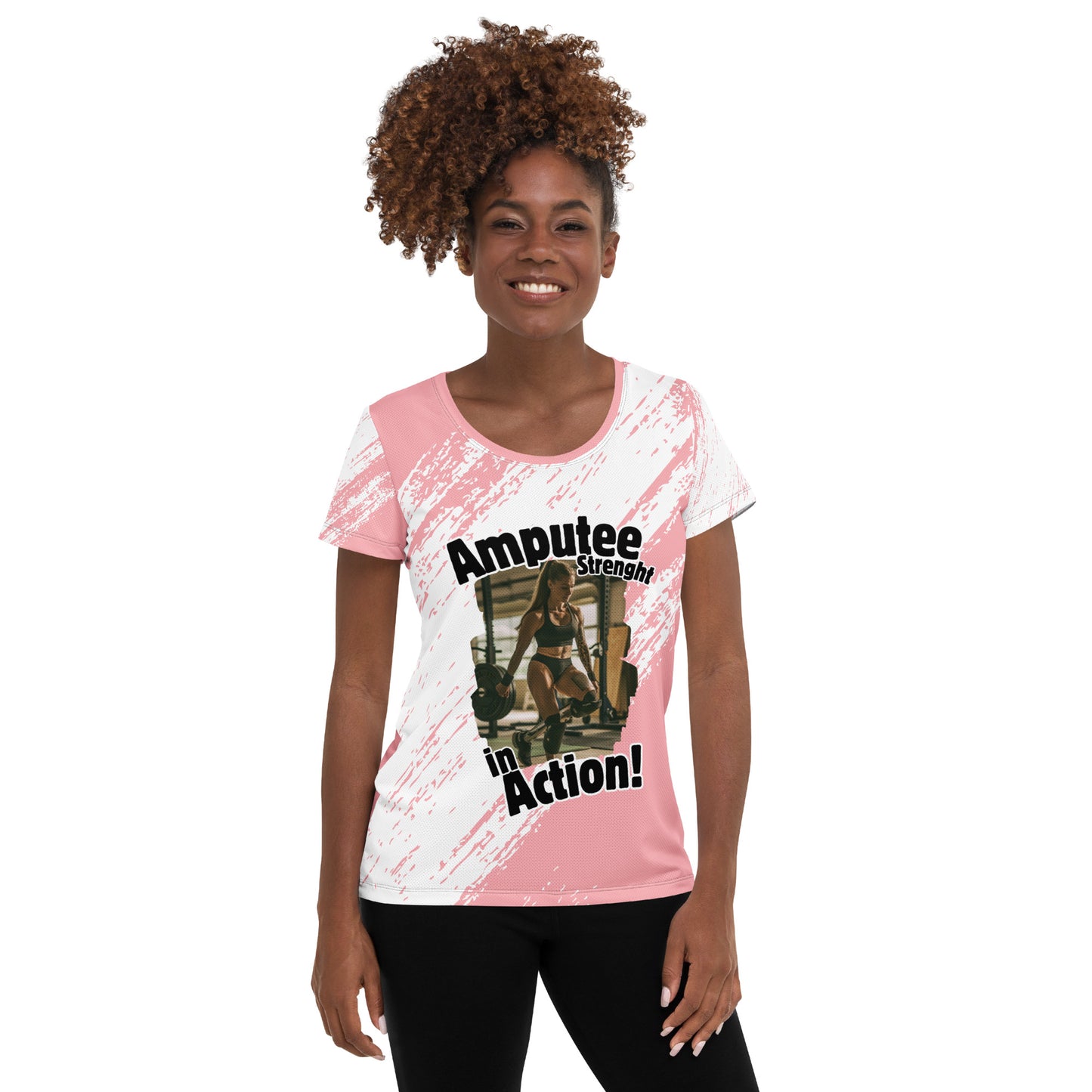 Amputee Action Women's Athletic T-shirt