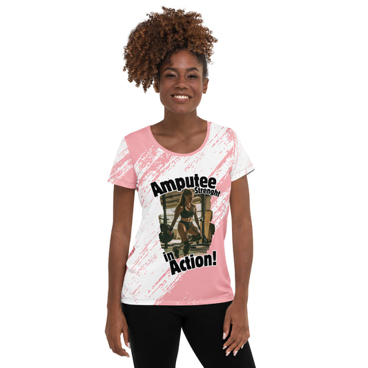 Amputee Action Women's Athletic T-shirt