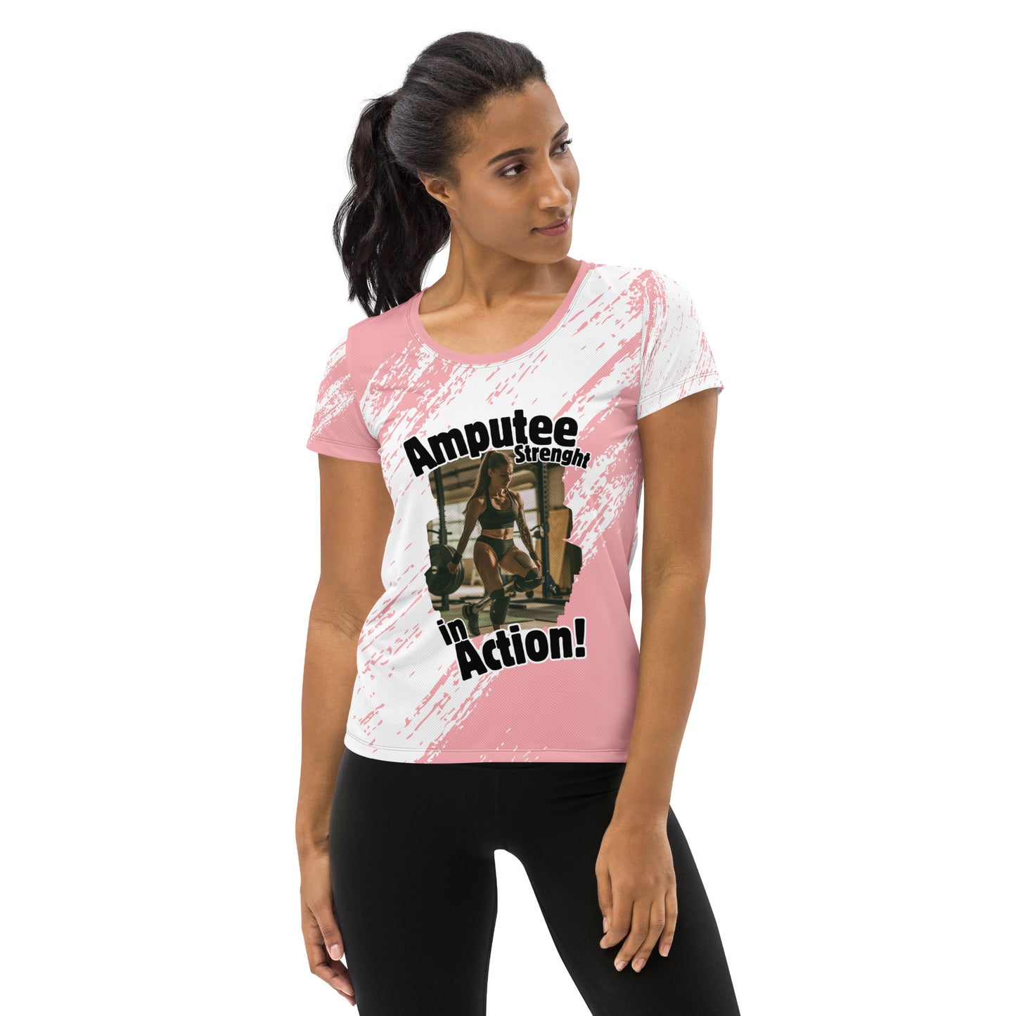 Amputee Action Women's Athletic T-shirt