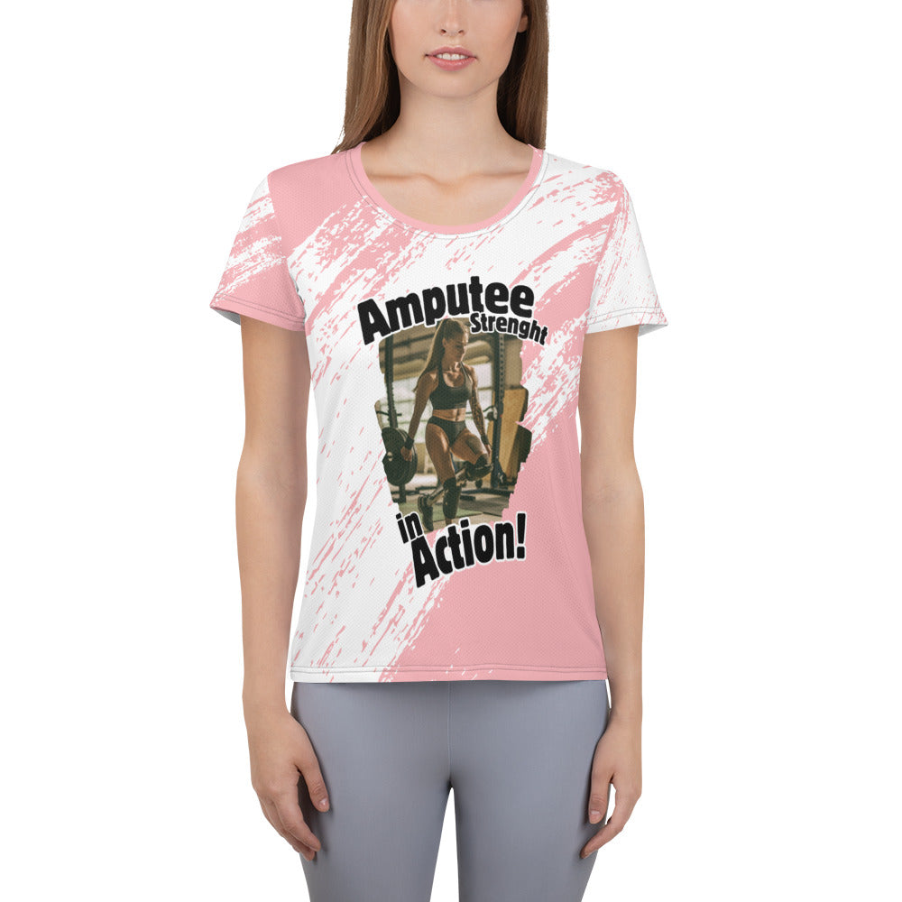 Amputee Action Women's Athletic T-shirt