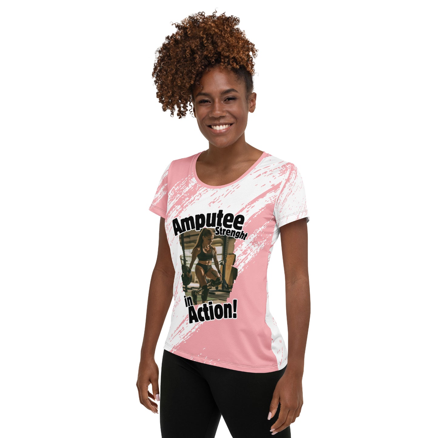 Amputee Action Women's Athletic T-shirt