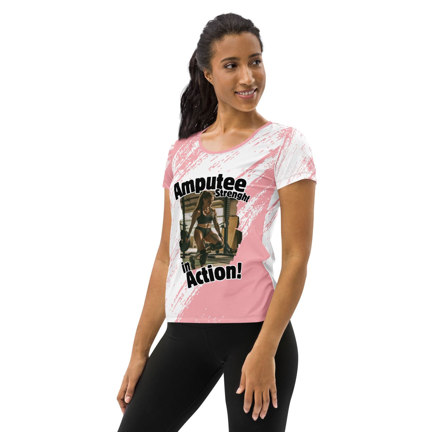 Amputee Action Women's Athletic T-shirt