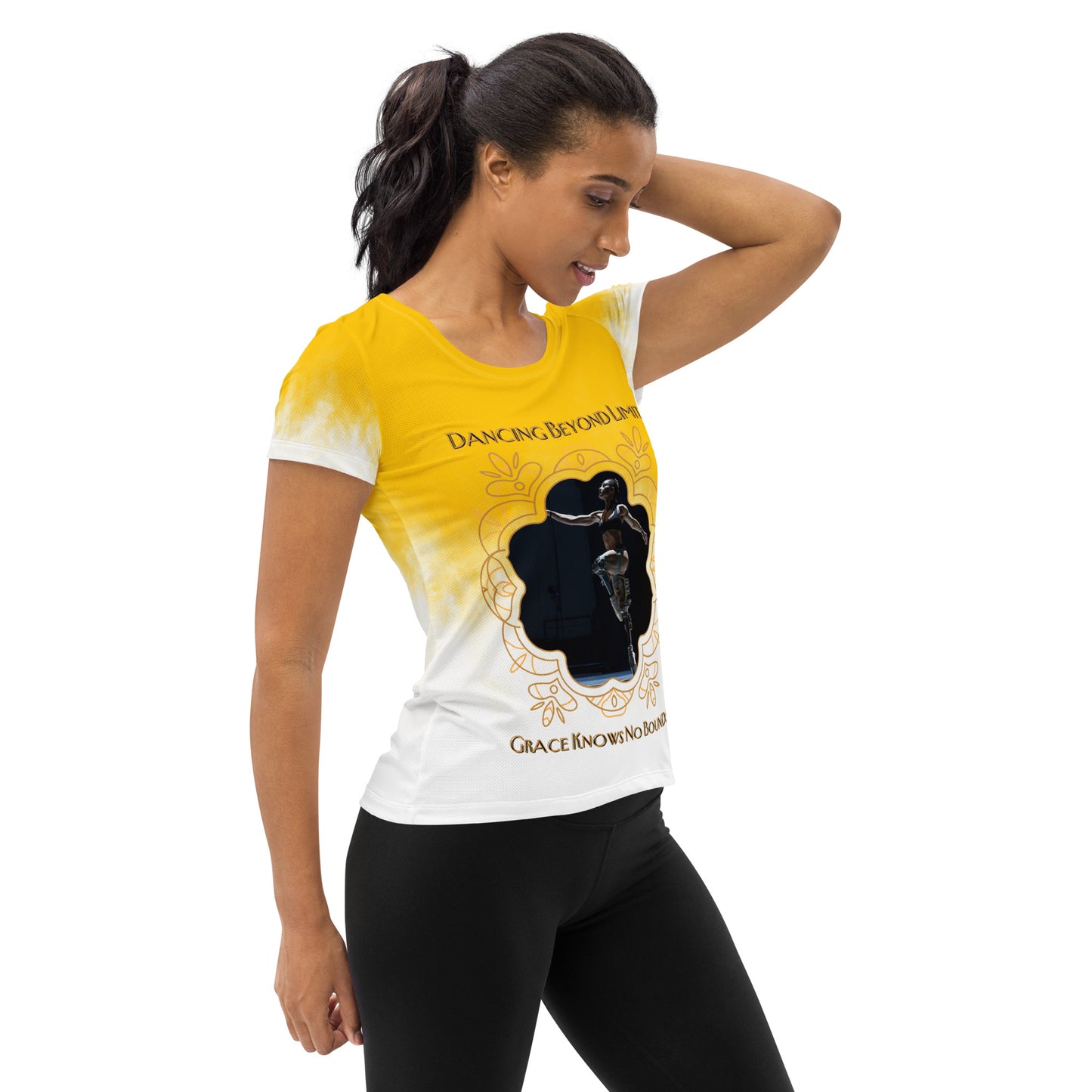 Prosthetic Ballerina Camiseta atlética de mujer