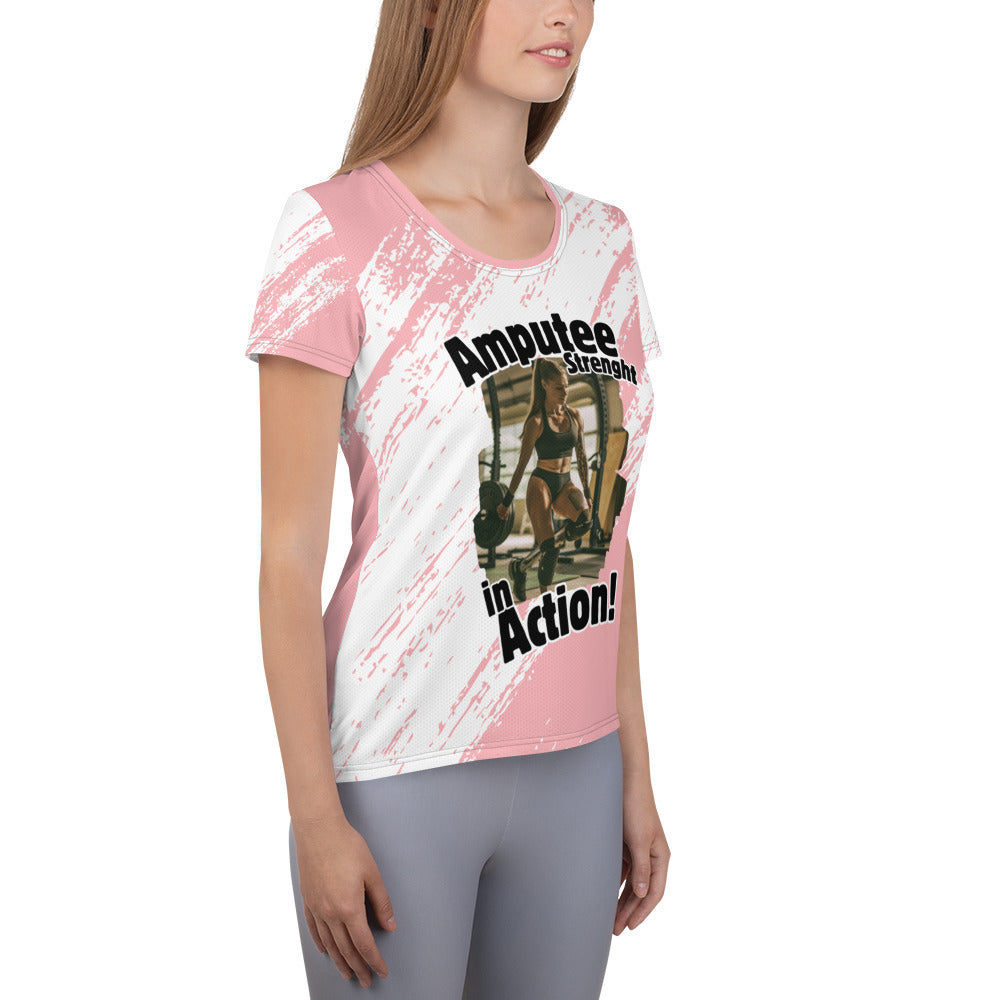 Amputee Action Women's Athletic T-shirt