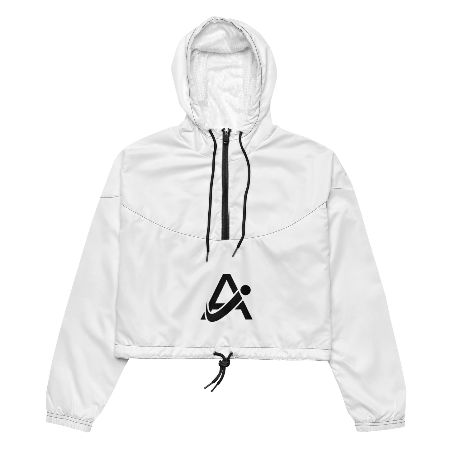 iAmputee White Women’s cropped windbreaker