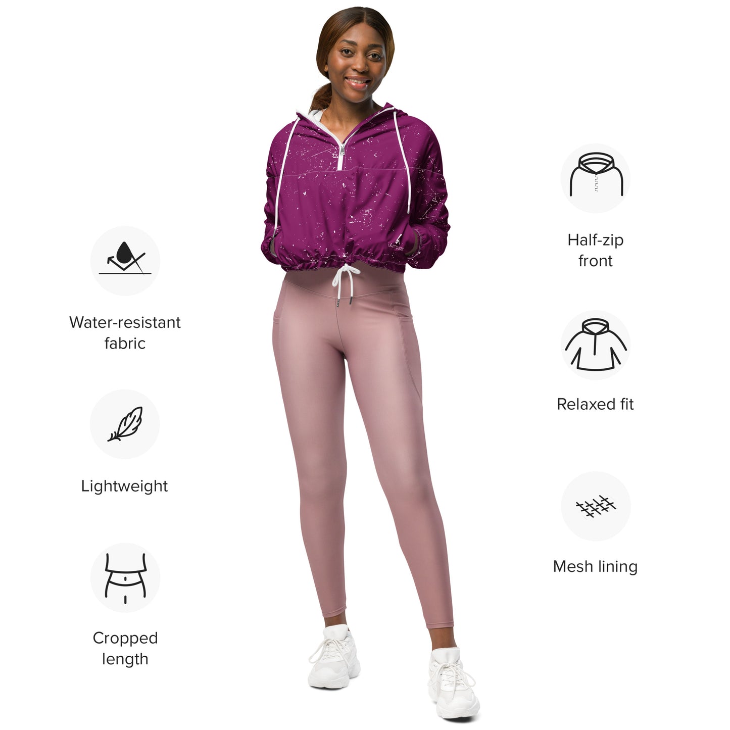 iAmputee Women’s cropped windbreaker
