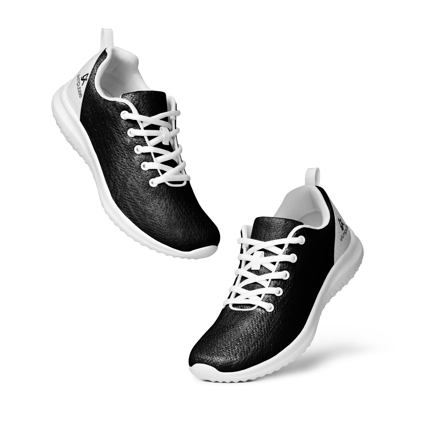 iAmputee Black & White Men’s athletic shoes