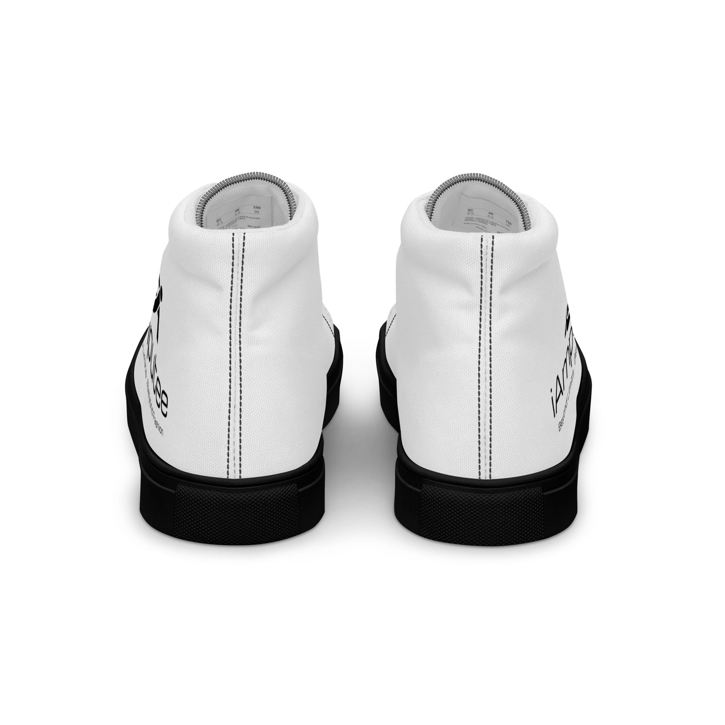 iAmputee Zapatos de lona altos para hombre