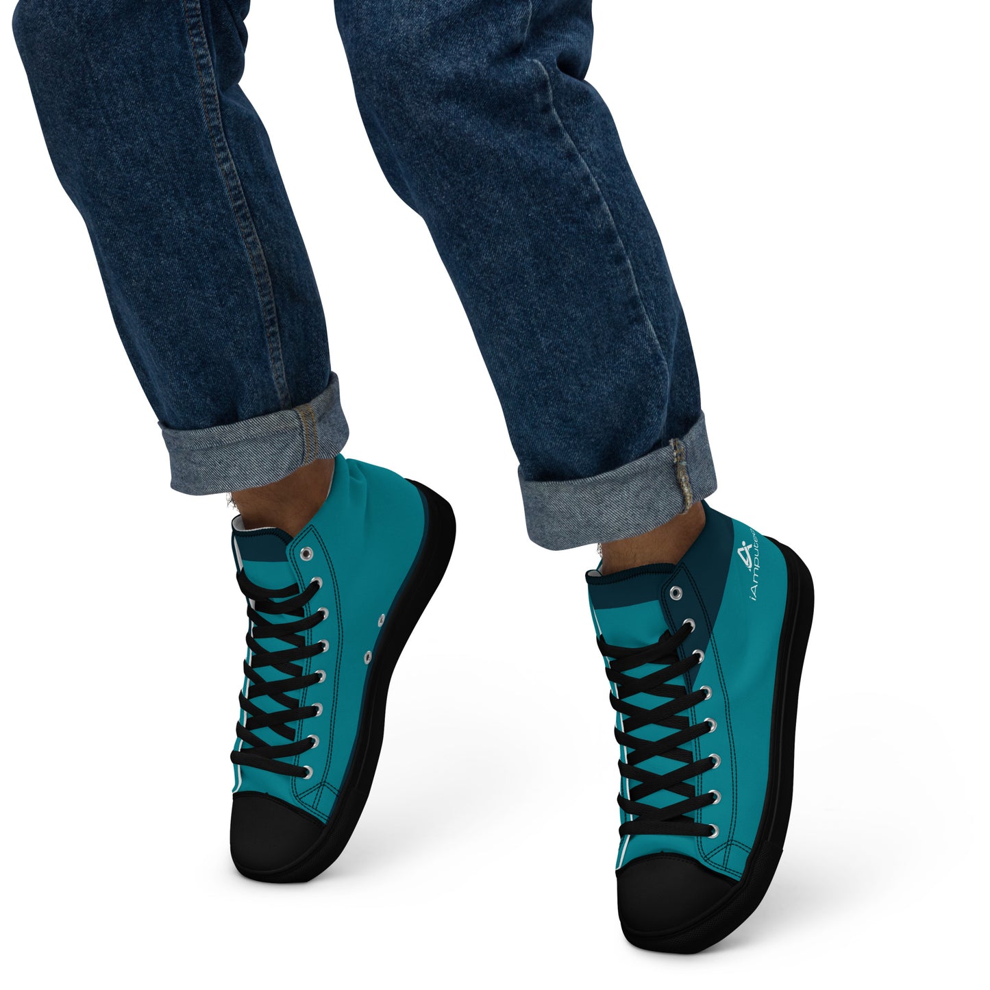 iAmputee Men’s high top canvas shoes