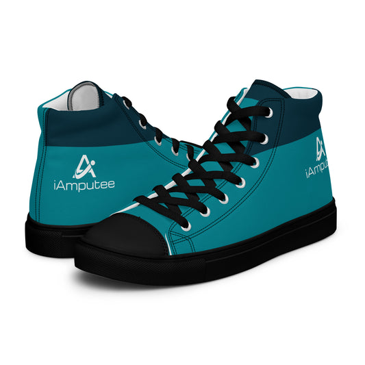 iAmputee Men’s high top canvas shoes