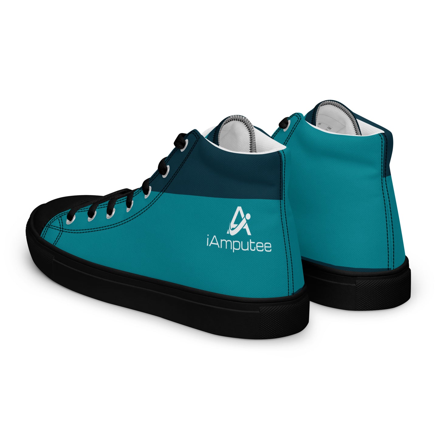 iAmputee Men’s high top canvas shoes