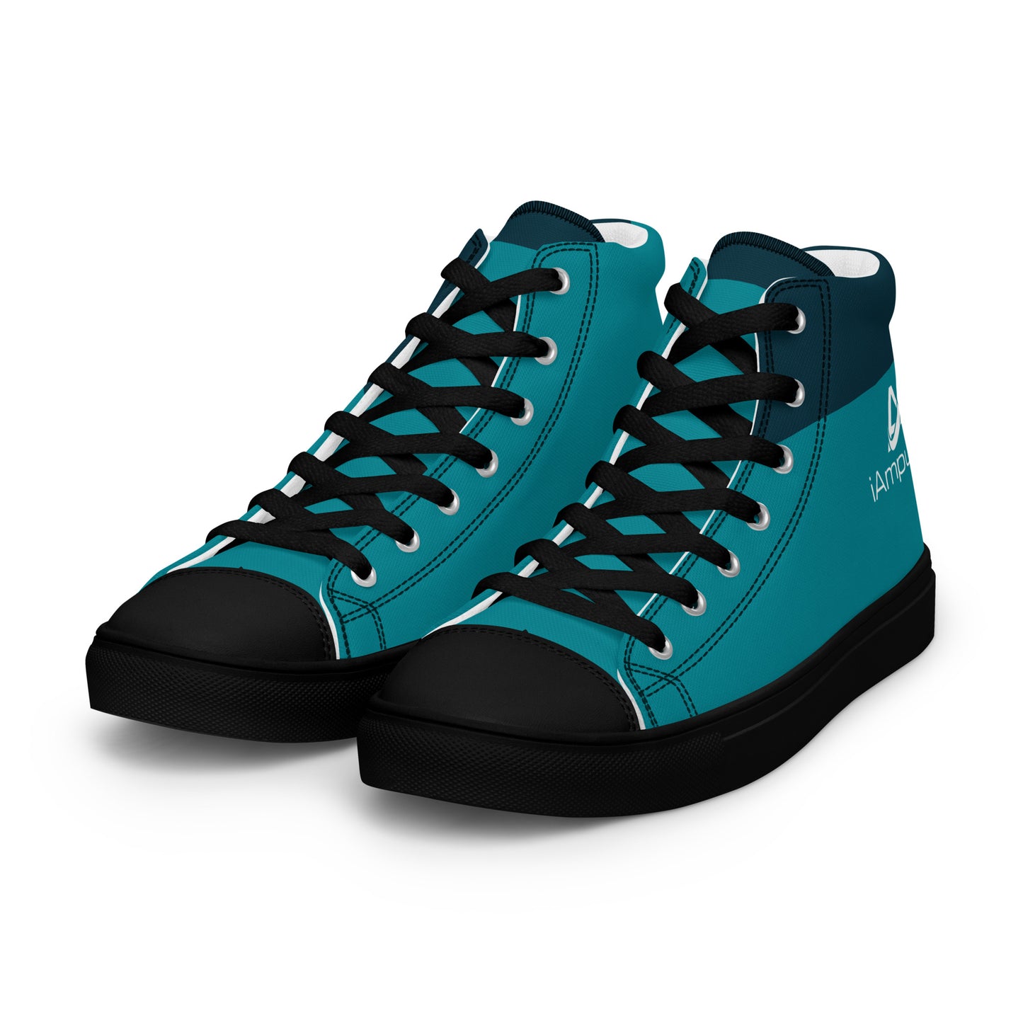 iAmputee Men’s high top canvas shoes