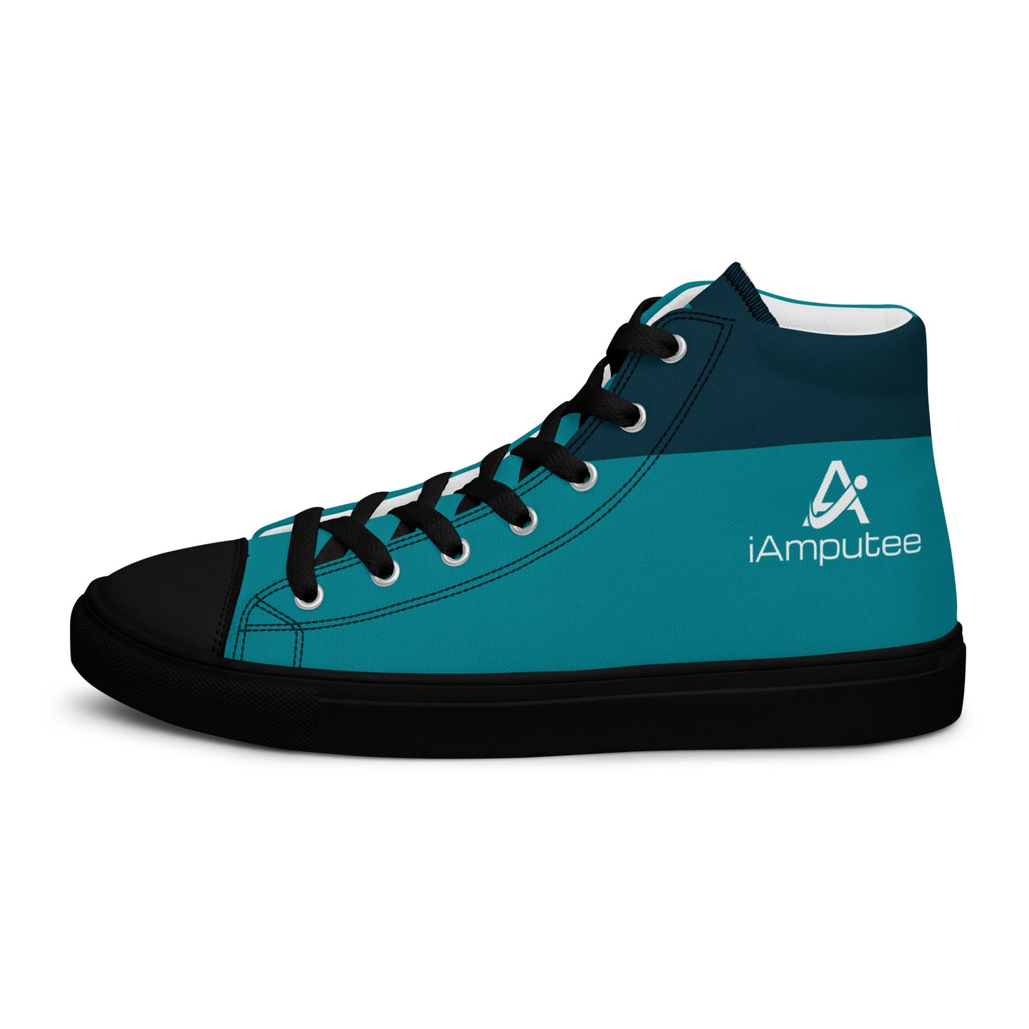 iAmputee Men’s high top canvas shoes