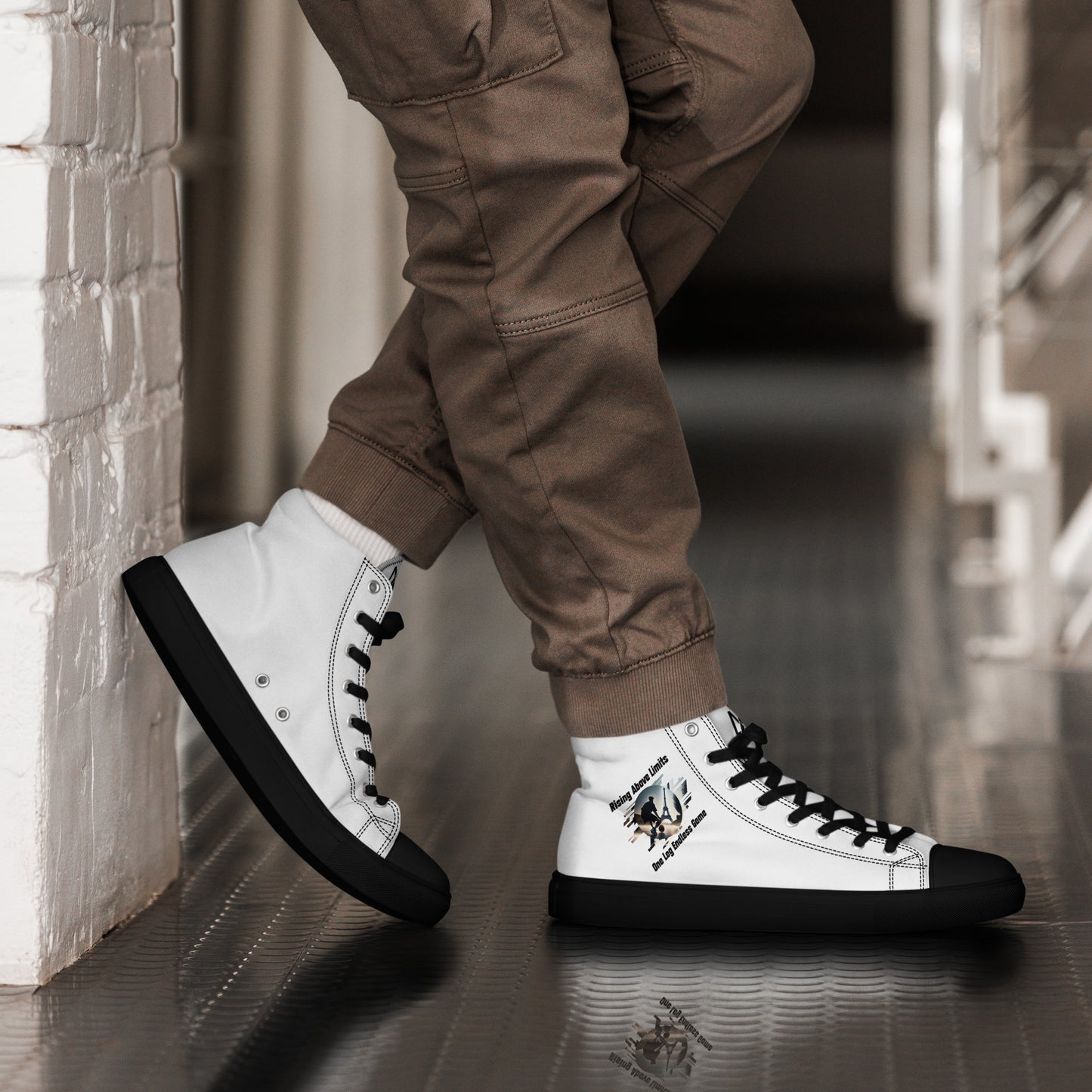 Basket in Paris Zapatillas altas de lona para hombre
