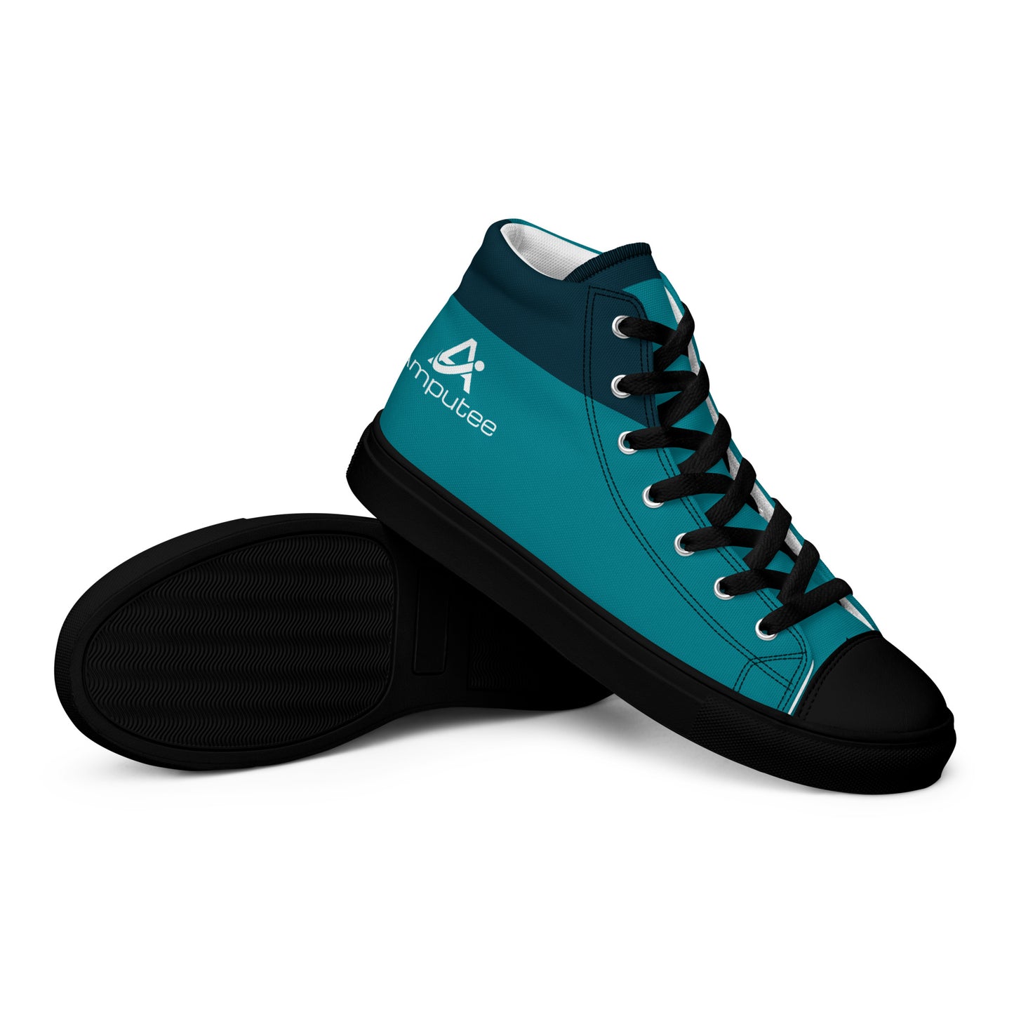 iAmputee Men’s high top canvas shoes