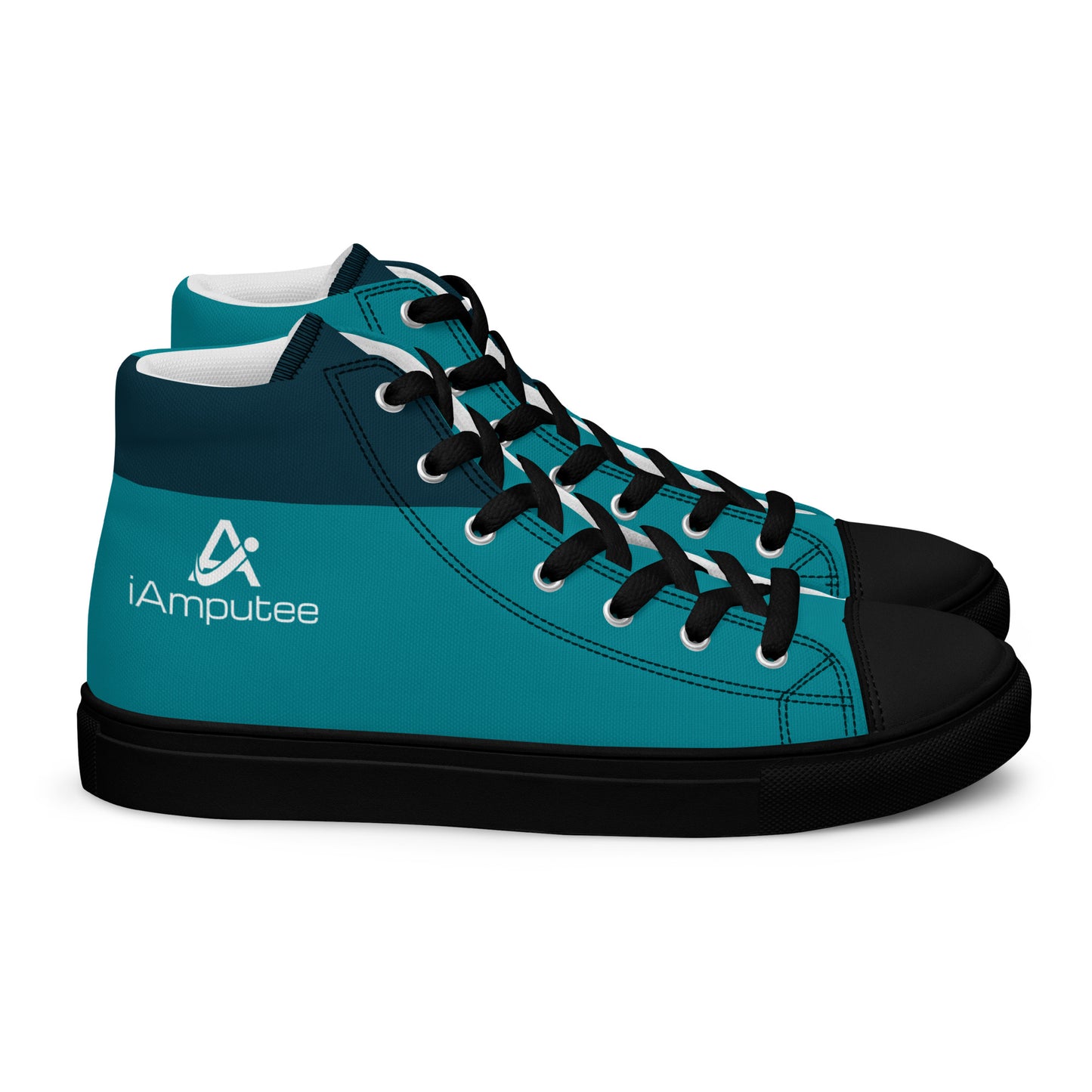 iAmputee Men’s high top canvas shoes