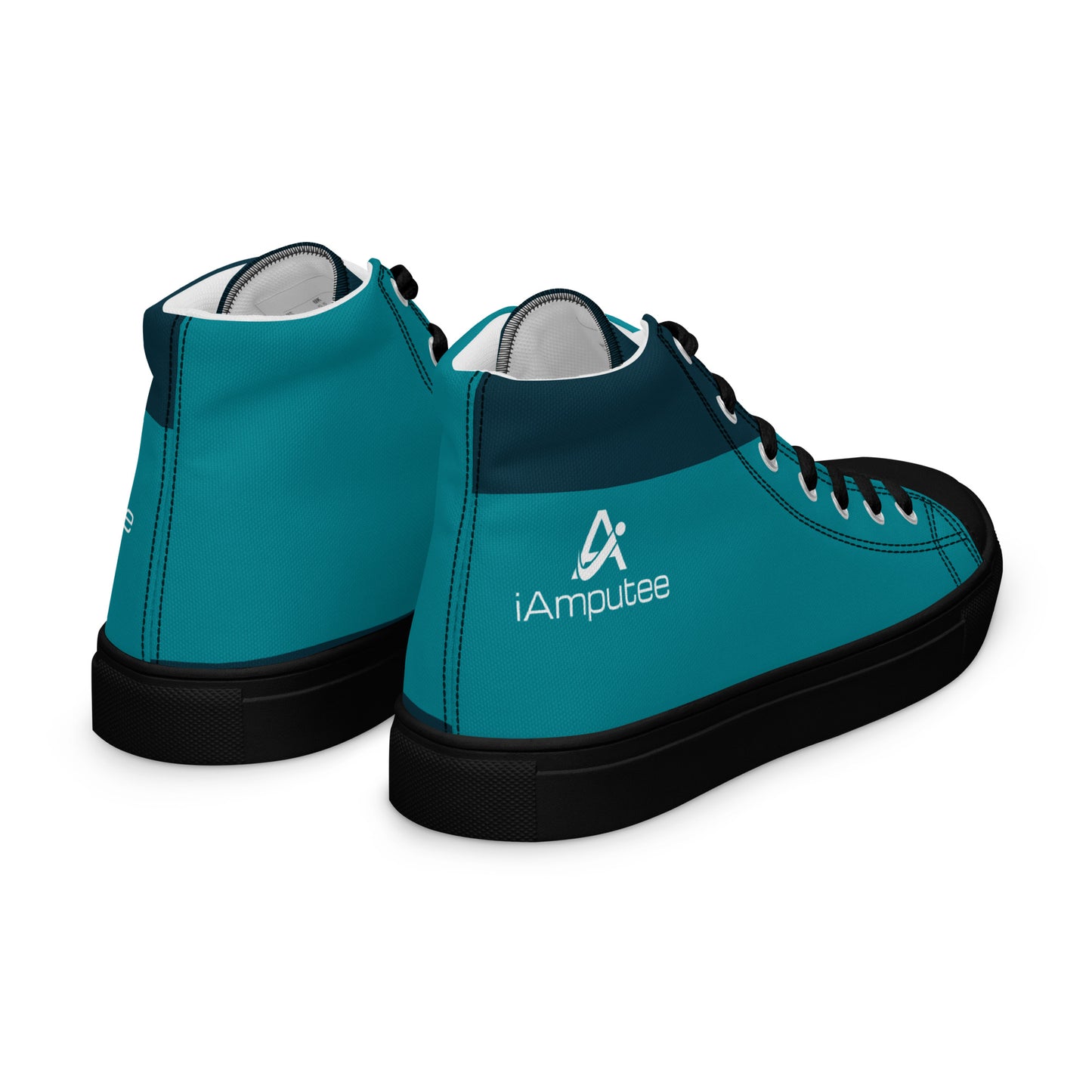 iAmputee Men’s high top canvas shoes