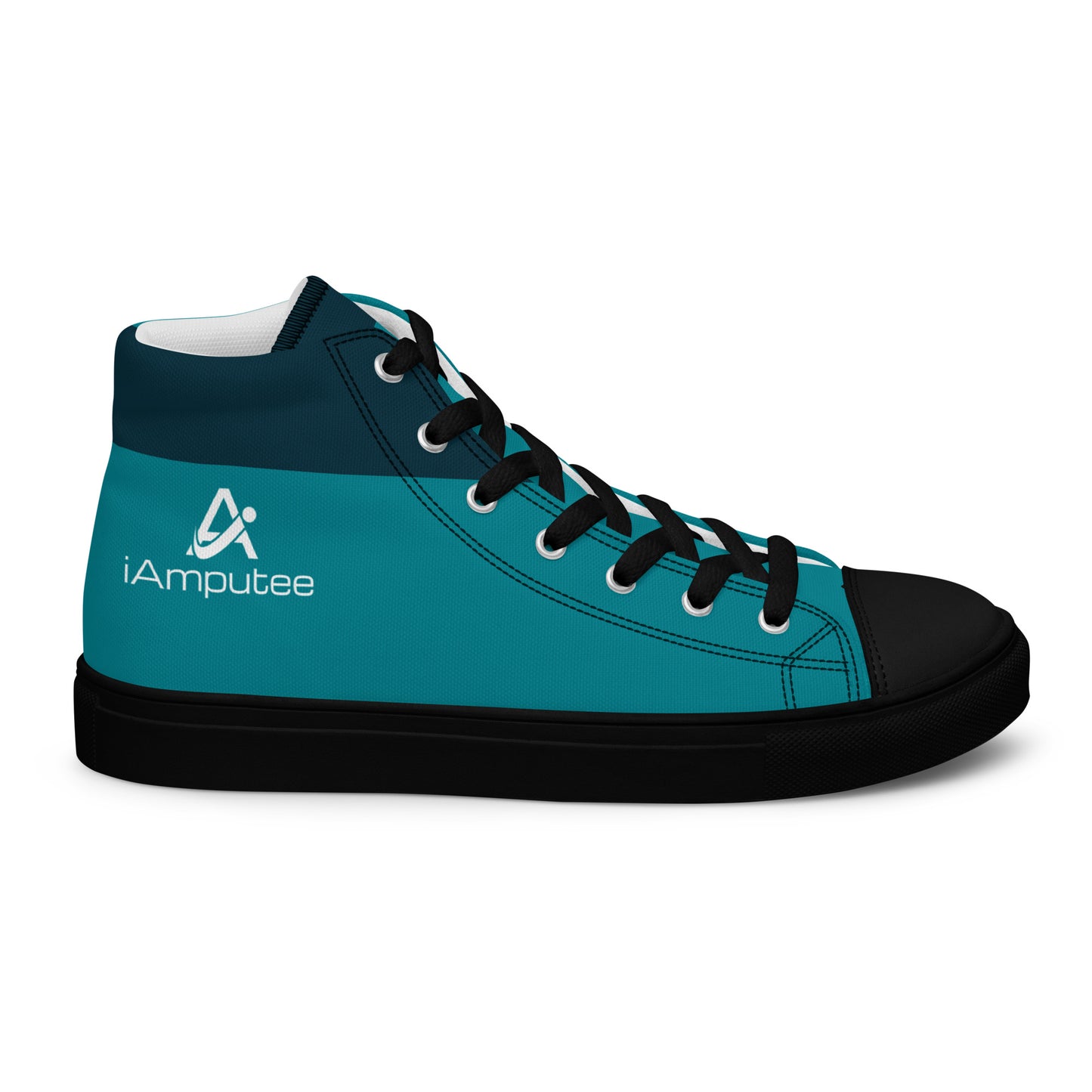 iAmputee Men’s high top canvas shoes