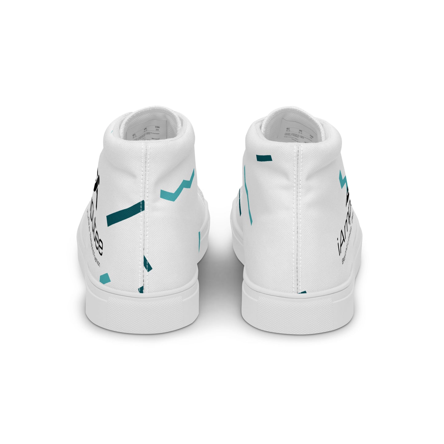 iAmputee Men’s high top canvas shoes