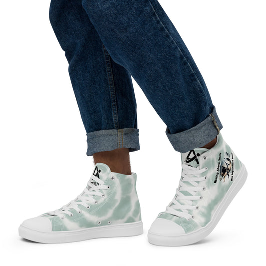 Basket in Paris Men’s high top canvas shoes