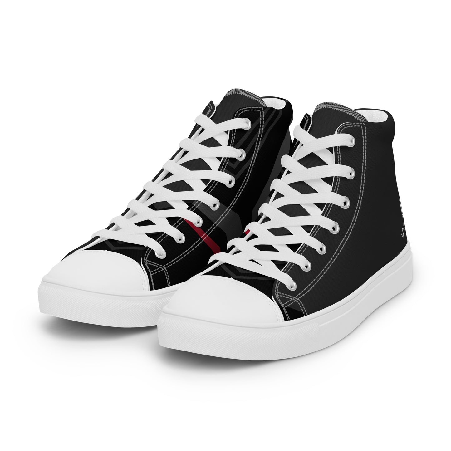 iAmputee Men’s high top canvas shoes