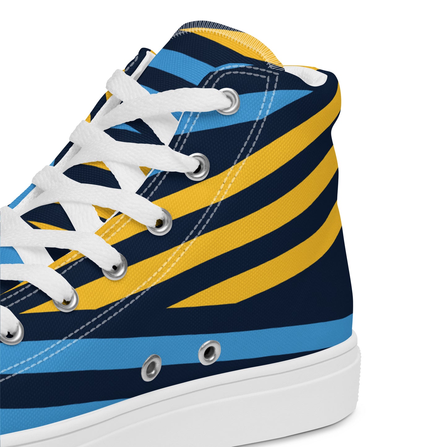 Sapatos masculinos de lona de cano alto iAmputee Streetwear