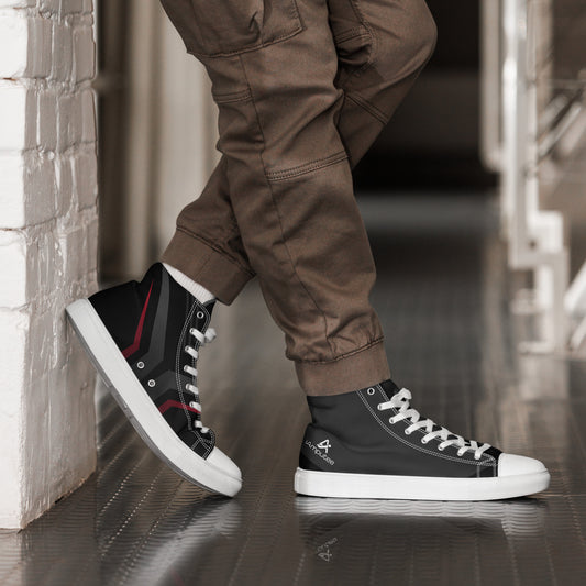 iAmputee Men’s high top canvas shoes