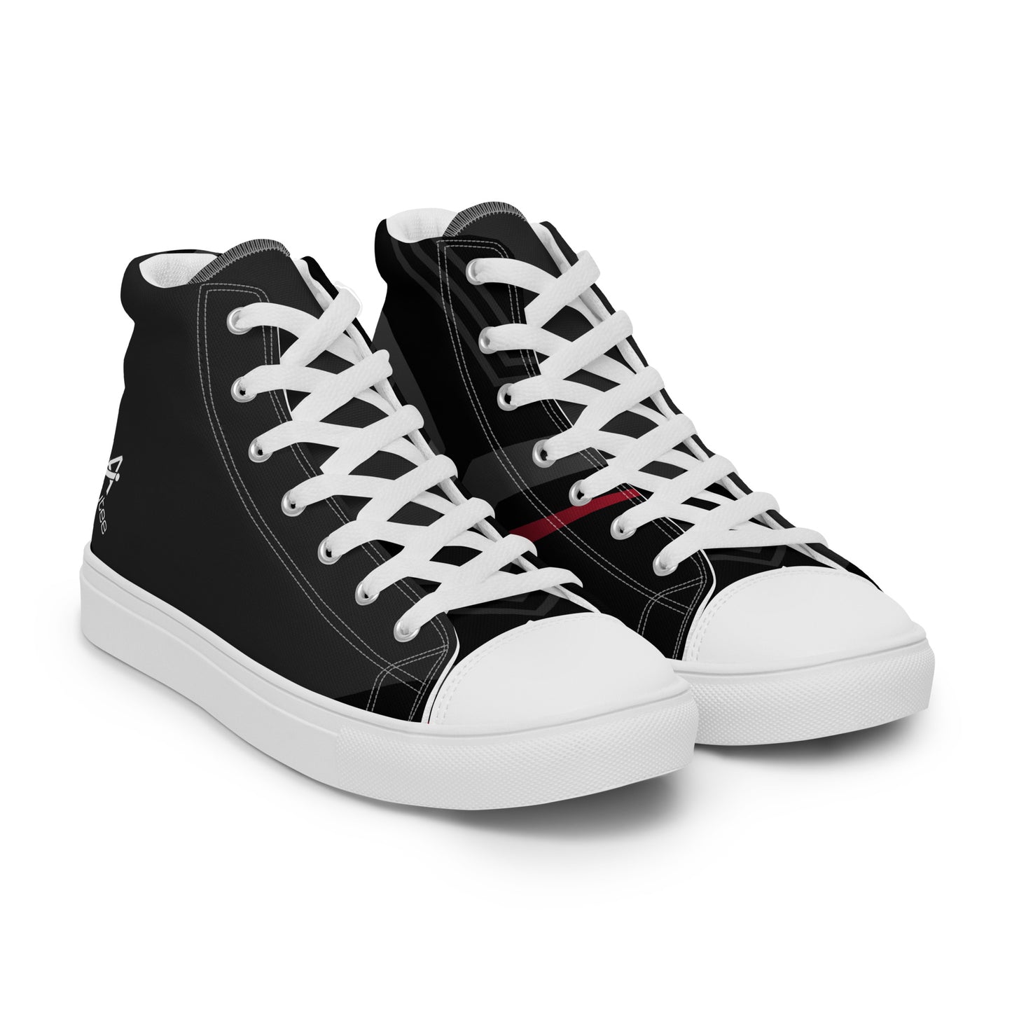 iAmputee Men’s high top canvas shoes