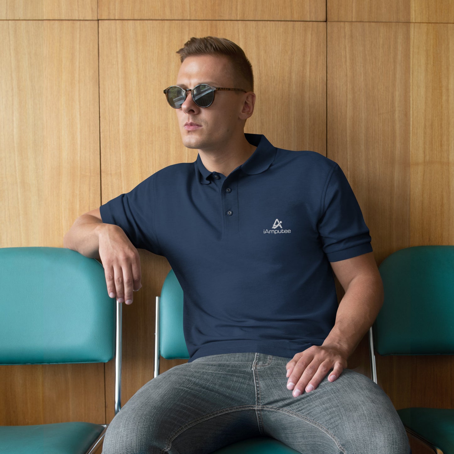 iAmputee Men's Premium Polo