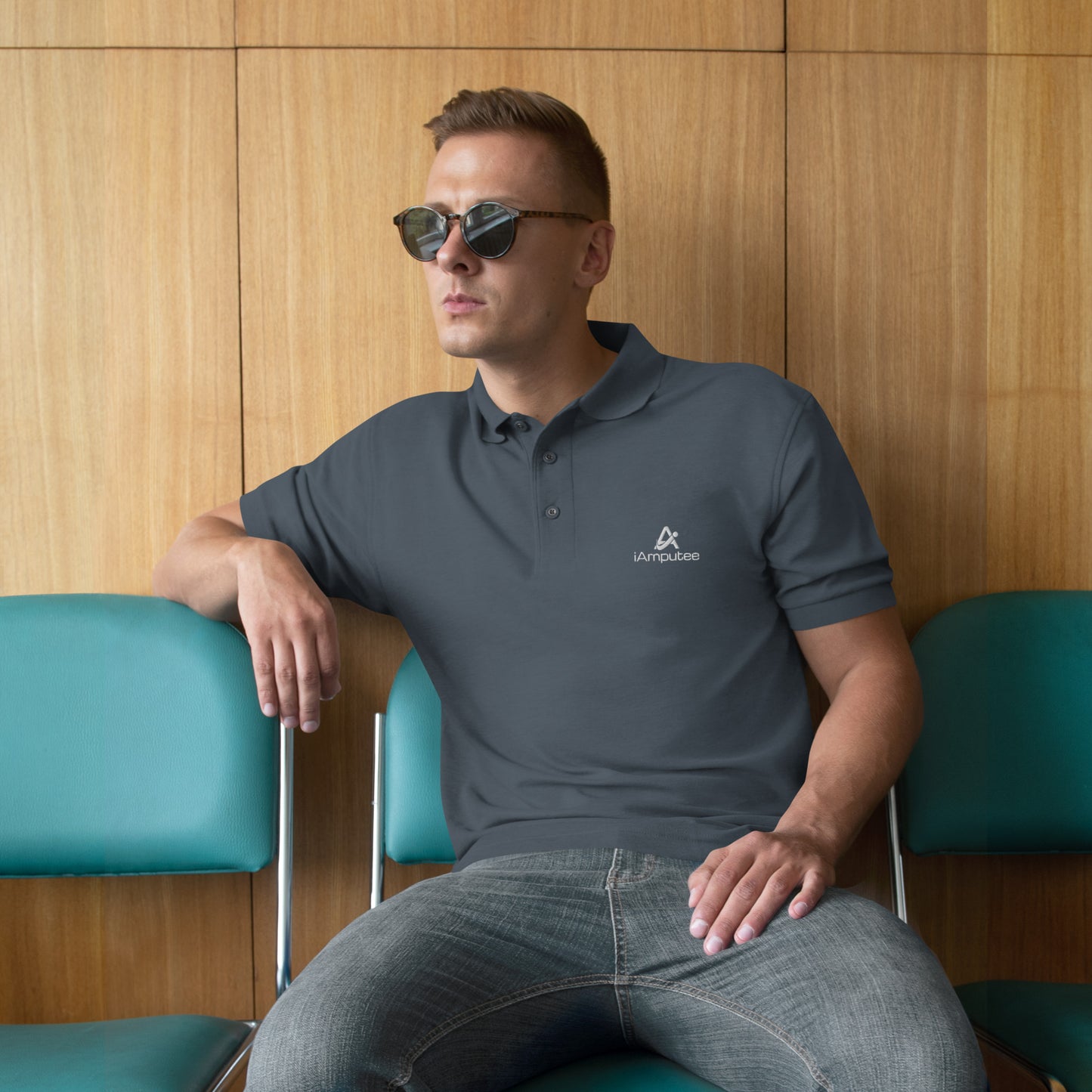 iAmputee Men's Premium Polo