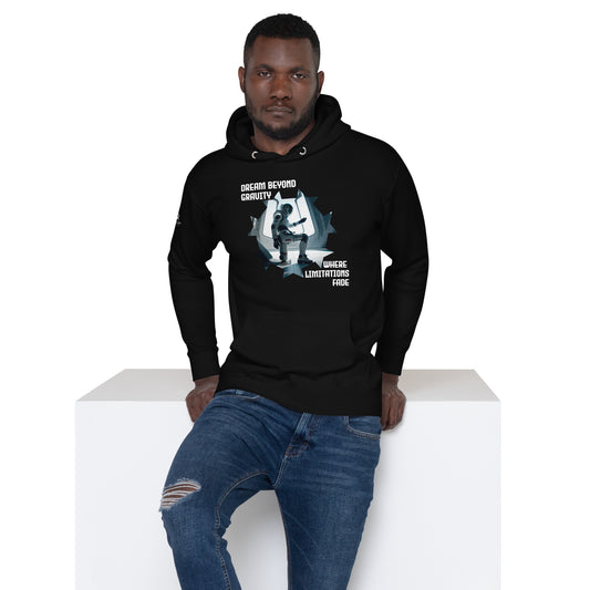 Astronaut on Prosthetics sudadera con capucha unisex