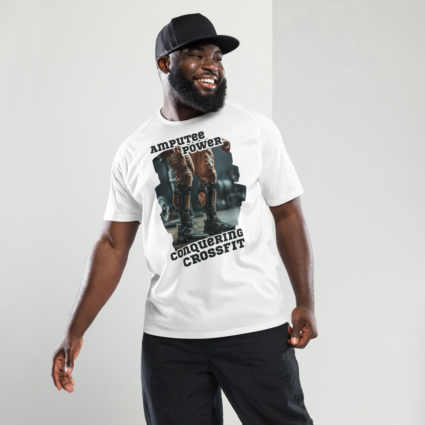 Amputee Crossfit Camiseta deportiva unisex