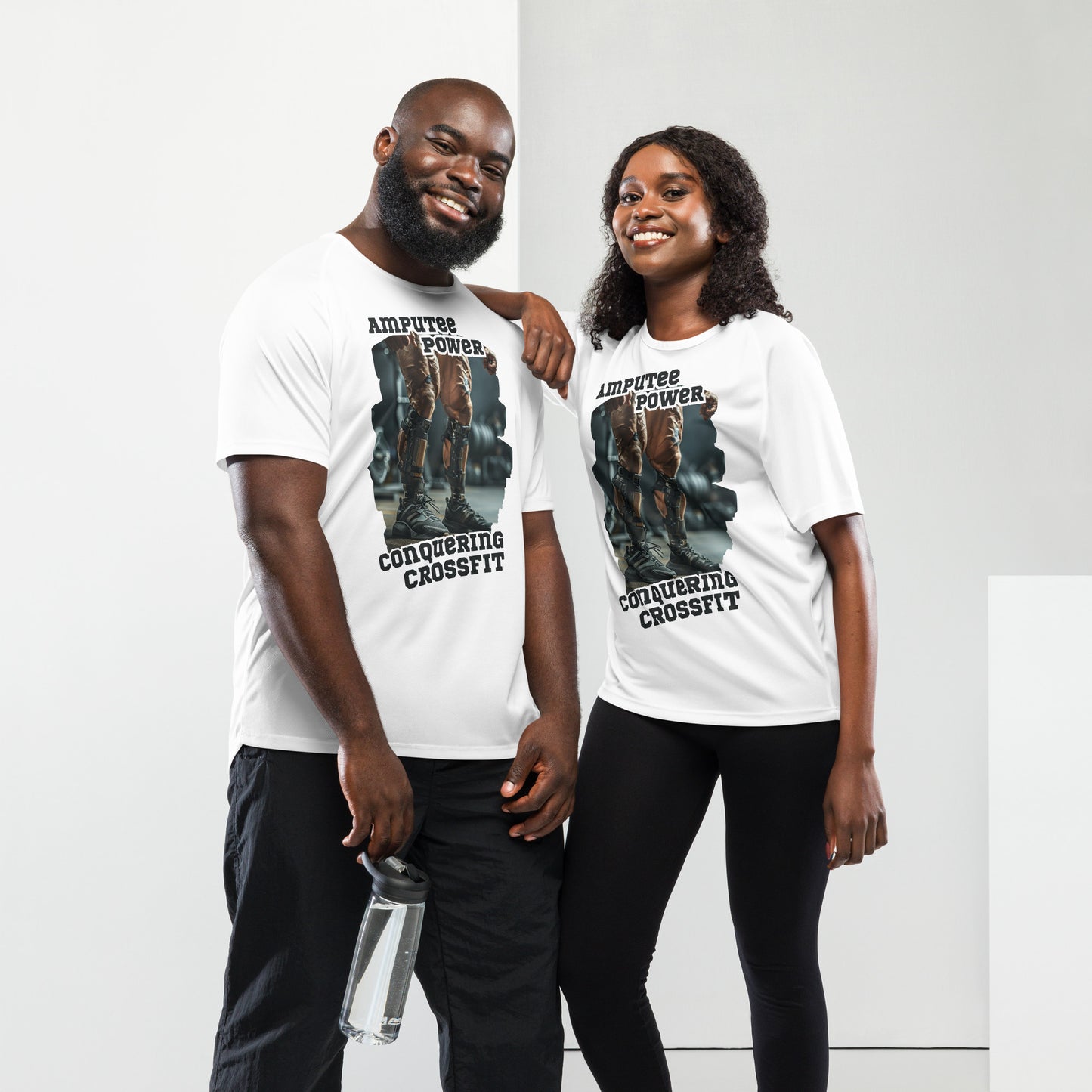 Amputee Crossfit Camiseta deportiva unisex