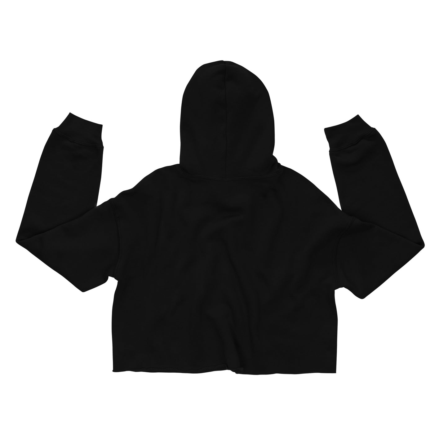 iAmputee Embroidered Black Crop Hoodie