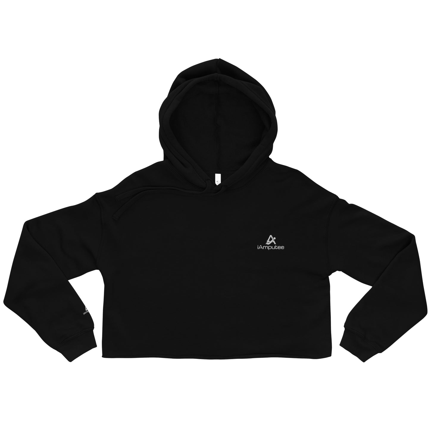 iAmputee Embroidered Crop Hoodie