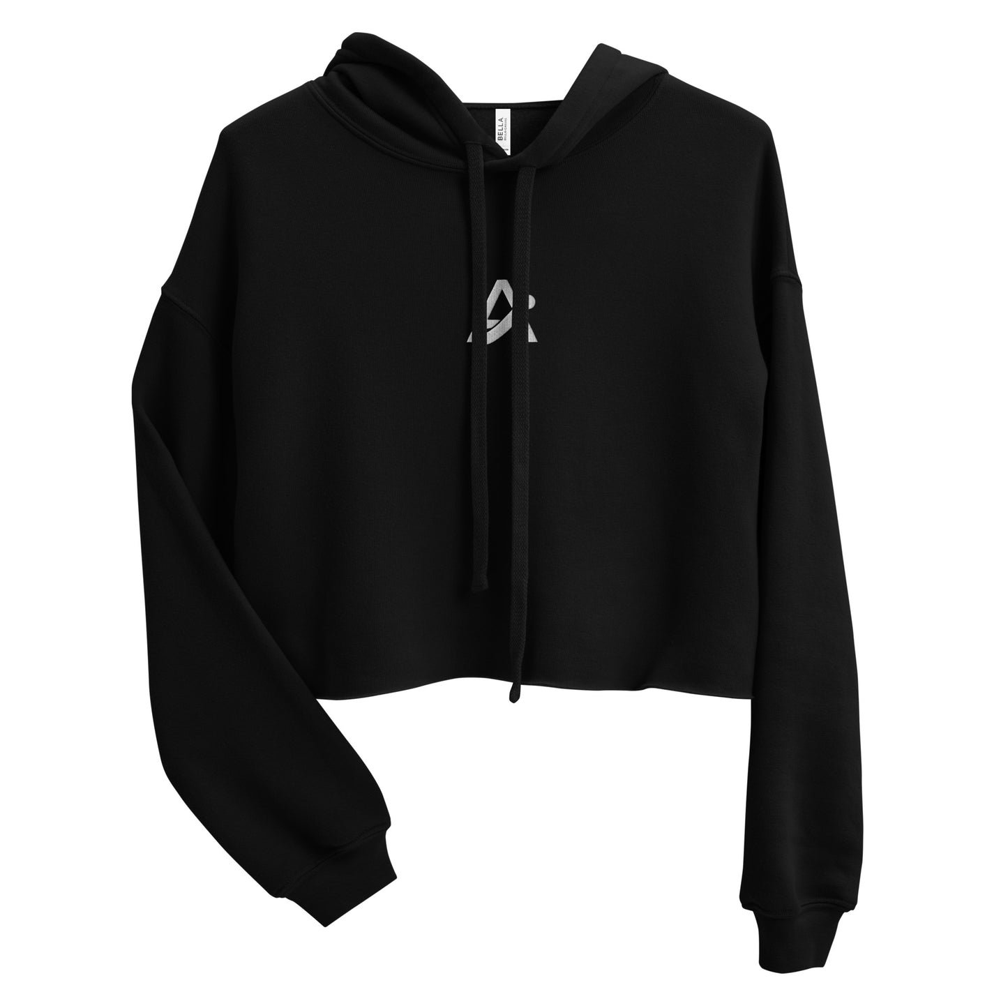 iAmputee Embroidered Black Crop Hoodie