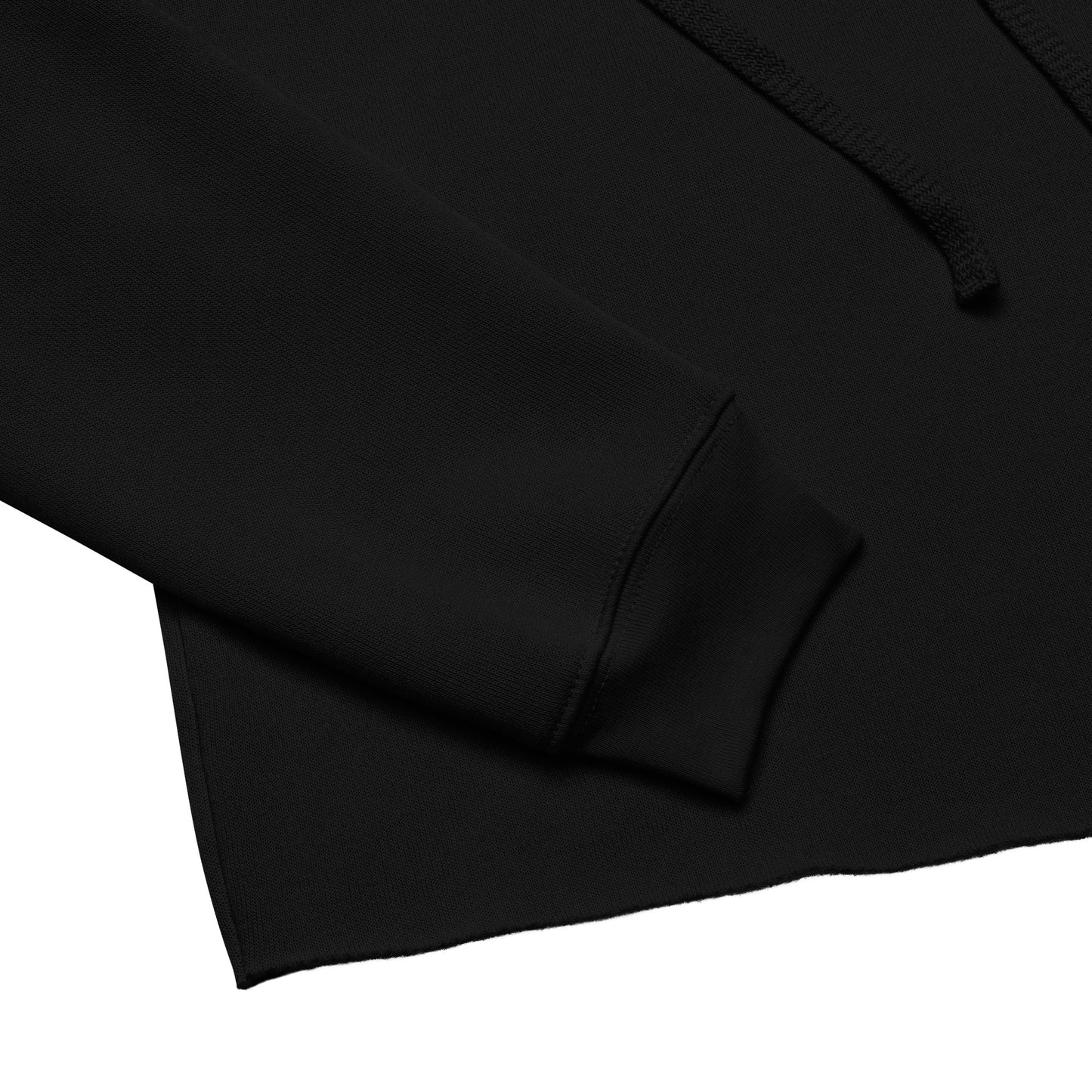 iAmputee Embroidered Black Crop Hoodie