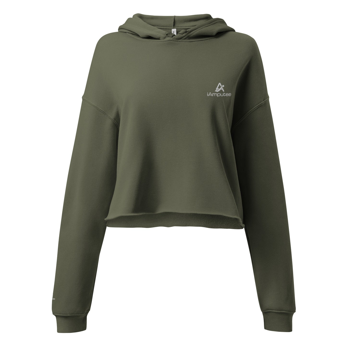 iAmputee Embroidered Crop Hoodie