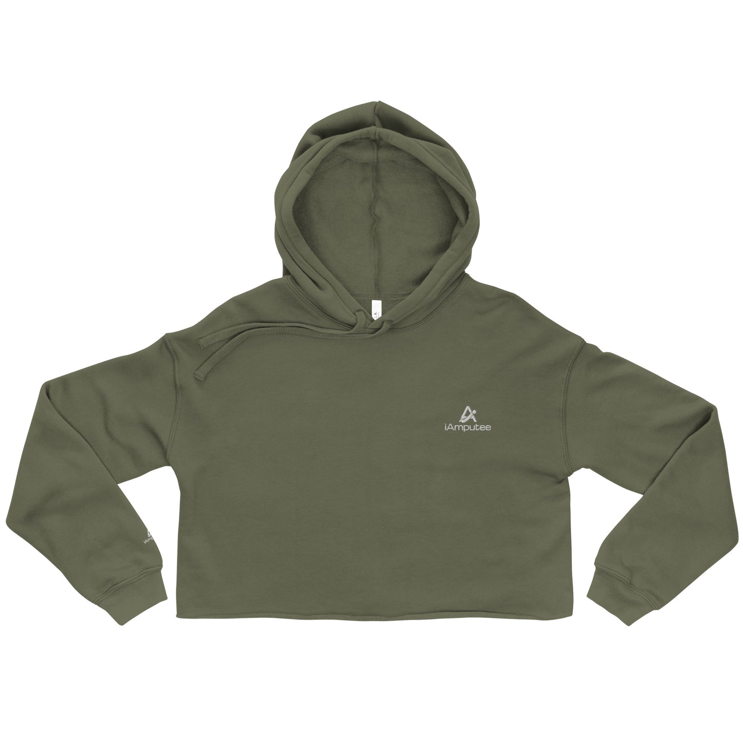 iAmputee Embroidered Crop Hoodie